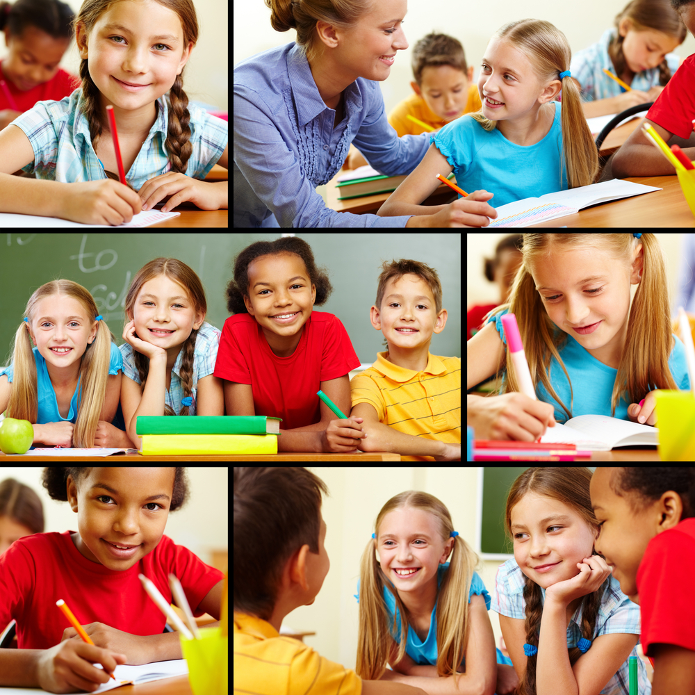 kids and teachers
